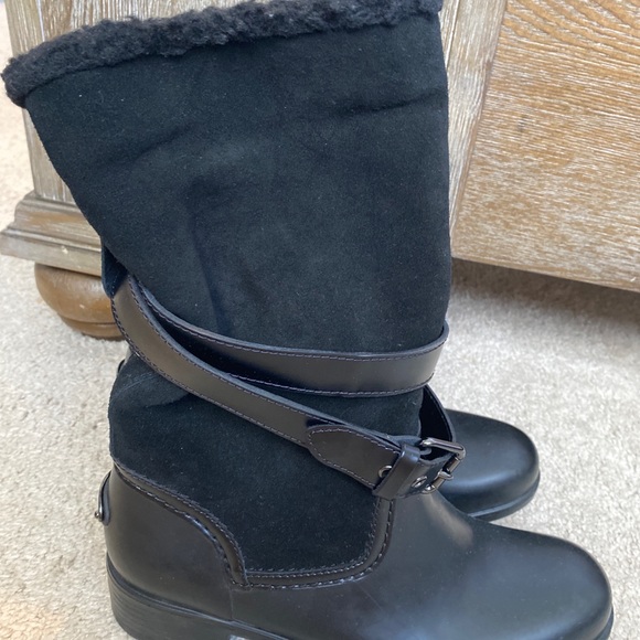 NEW COACH ZENA WINTER MOTO BOOTS SZ 9 RV $298! - Picture 4 of 5